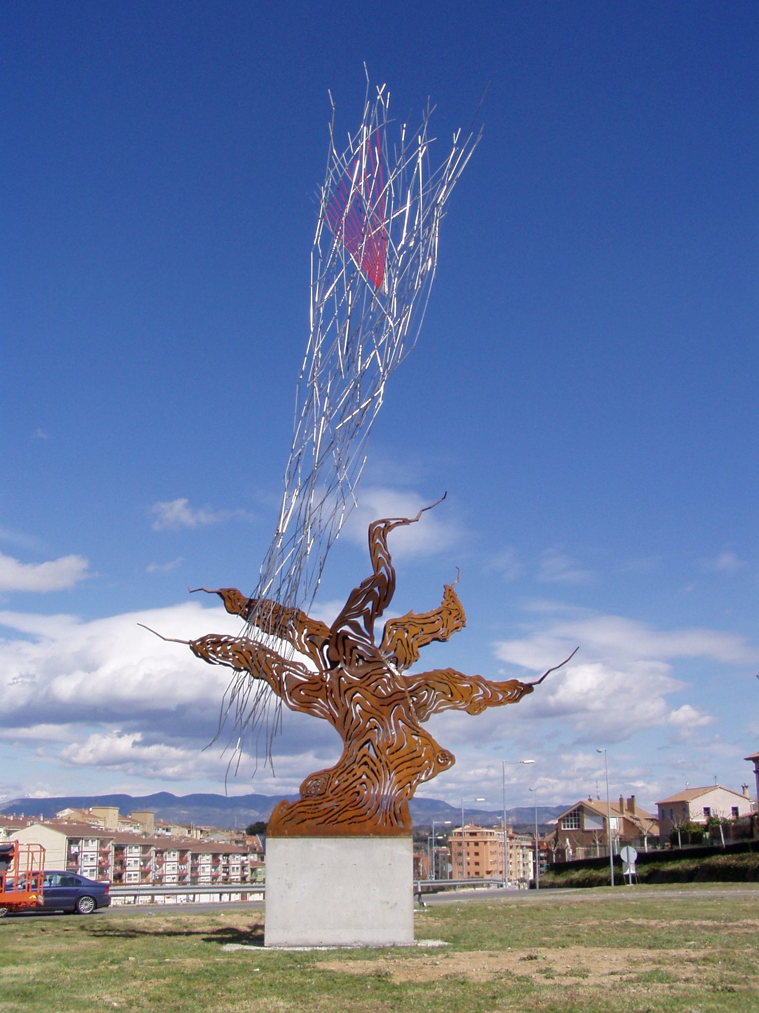 escultura civil monumento al vino